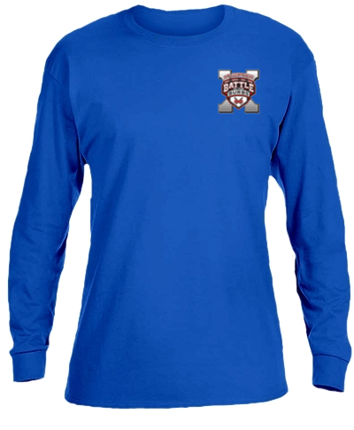 Cotton Long Sleeve T-Shirt / Royal Blue