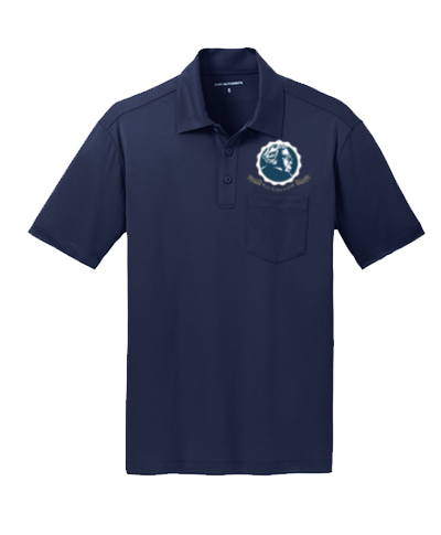 Port Authority® Silk Touch™ Performance Pocket Polo Navy