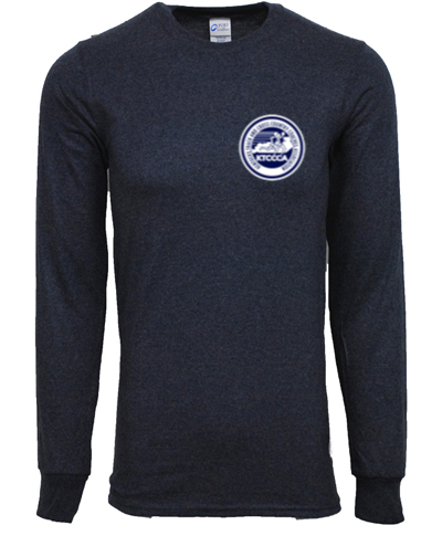 Ultra Cotton Long-Sleeve T-Shirt Heather Navy