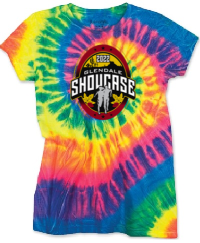 Spiral Tie Dye T-Shirt Flo Rainbow