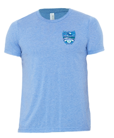 Tri-Blend Short Sleeve T-Shirt / Blue