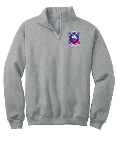 Quarter Zip Sweatshirt / Gray