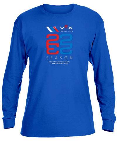 Basic Long Sleeve Crew Neck Royal Blue