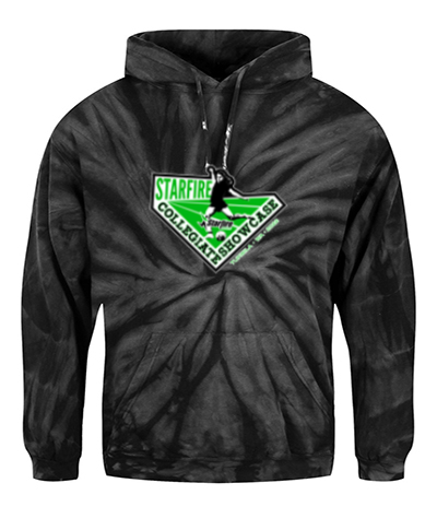 Black Spider Tie-Dye Hoodie