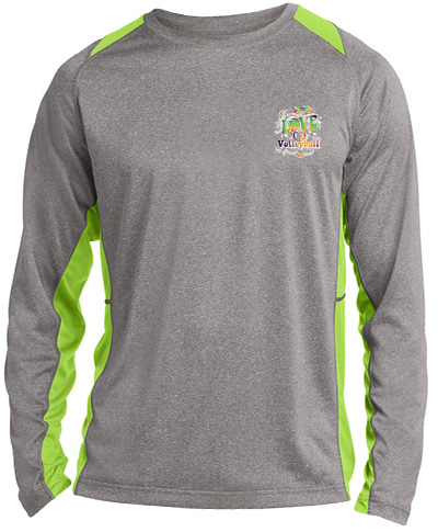 Long Sleeve Heather Colorblock Contender