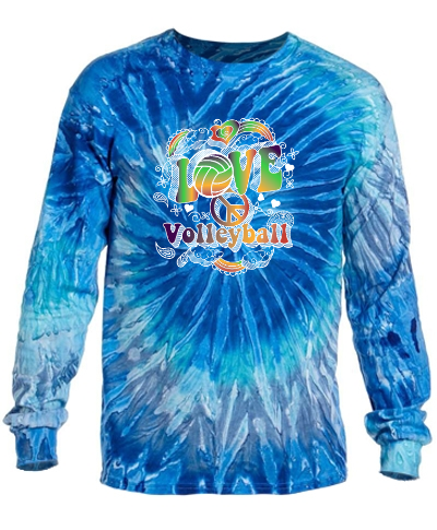 Long Sleeve Tie-Dye T-Shirts