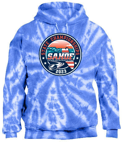 Tie-Dye Pullover Hooded Sweatshirt