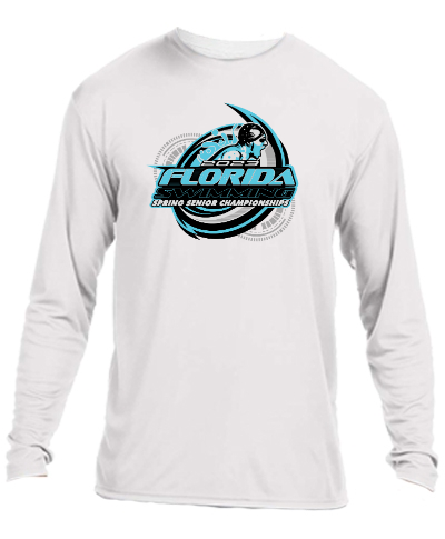 Long Sleeve Performance Tee / White