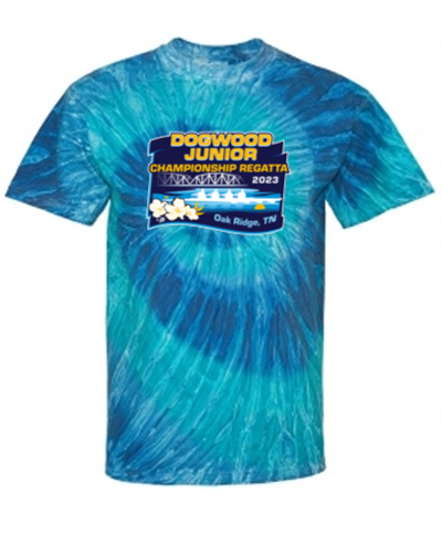 Blue or Black Ripple Tie Dye T-Shirt