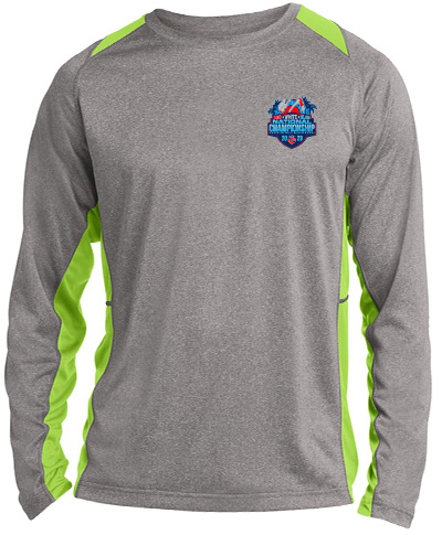 Long Sleeve Heather Colorblock Contender