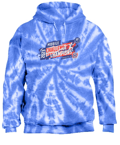 Tie-Dye Pullover Hooded Sweatshirt