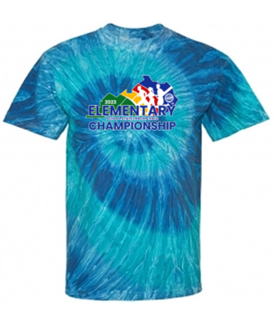 Blue or Black Ripple Tie Dye T-Shirt