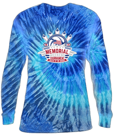 Two Color Long Sleeve Tie-Dye