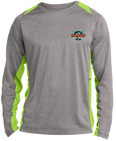 Long Sleeve Heather Colorblock Contender