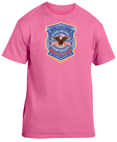 Cotton Short Sleeve T-Shirt Safety Pink