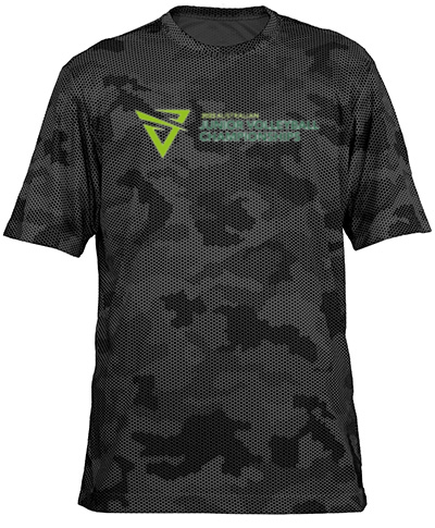 Short Sleeve Camo - Black