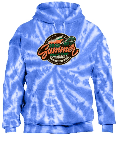 Tie-Dye Pullover Hooded Sweatshirt