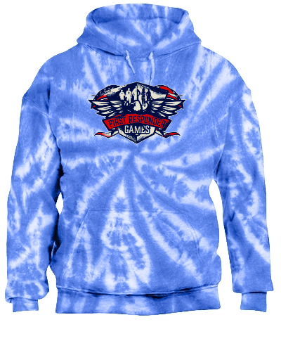 Tie-Dye Pullover Hooded Sweatshirt