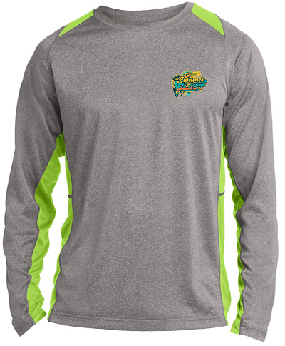 Long Sleeve Heather Colorblock Contender