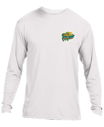 Long Sleeve Performance Tee / White