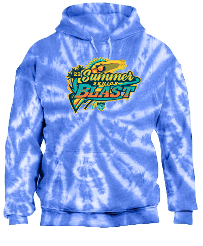 Tie-Dye Pullover Hooded Sweatshirt