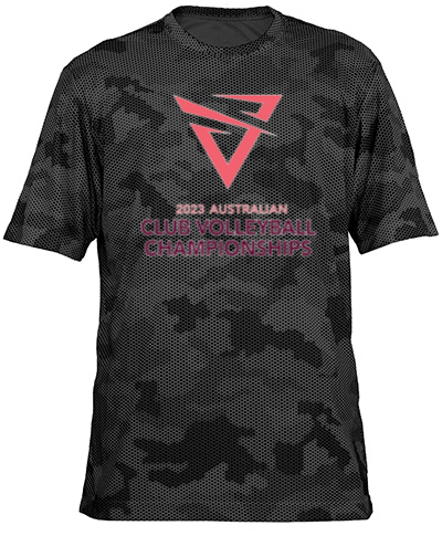 Short Sleeve Camo - Black