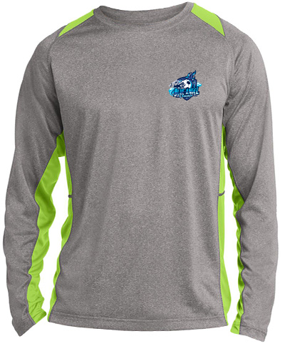 Long Sleeve Heather Colorblock Contender