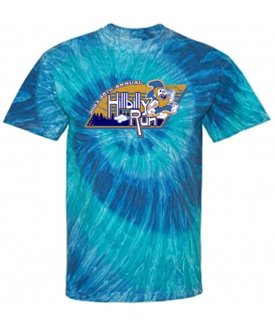 Blue or Black Ripple Tie Dye T-Shirt