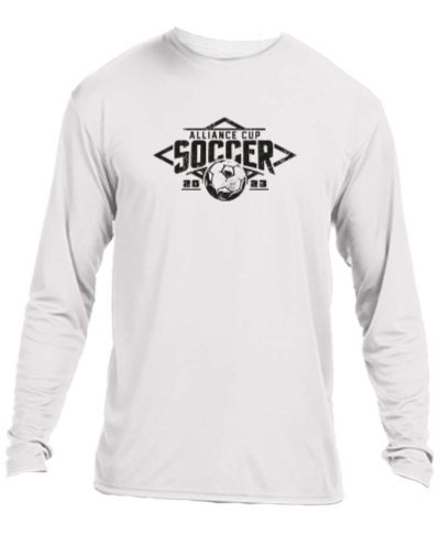 Long Sleeve Performance Tee / White