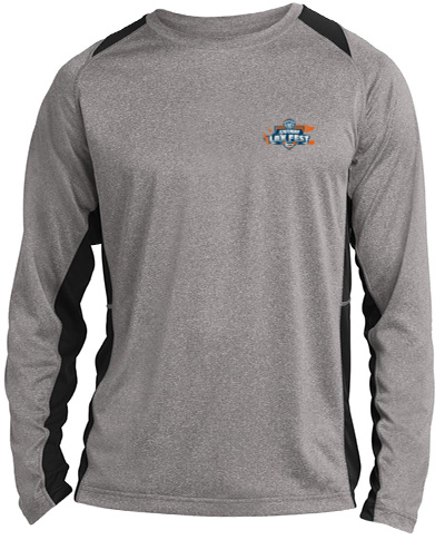 Long Sleeve Heather Colorblock Contender