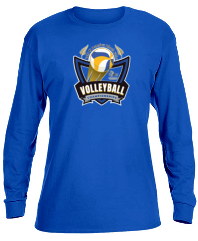 Basic Long Sleeve Crew Neck Royal Blue