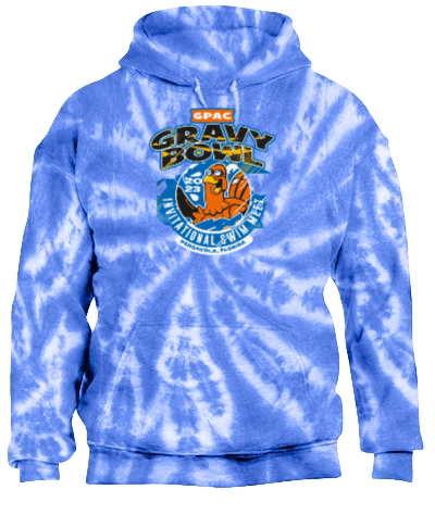 Tie-Dye Pullover Hooded Sweatshirt