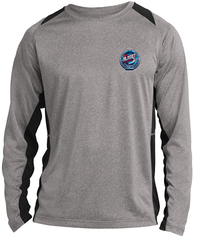 Long Sleeve Heather Colorblock Contender