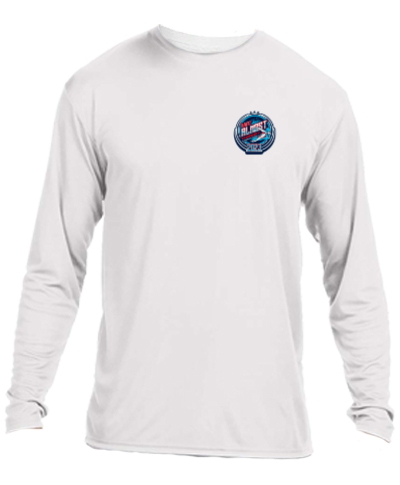 Long Sleeve Performance Tee / White