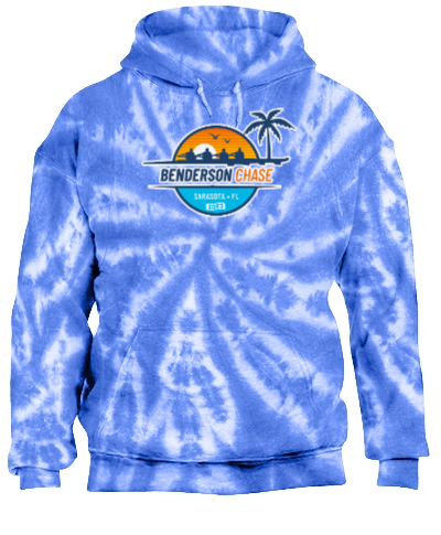 Tie-Dye Pullover Hooded Sweatshirt