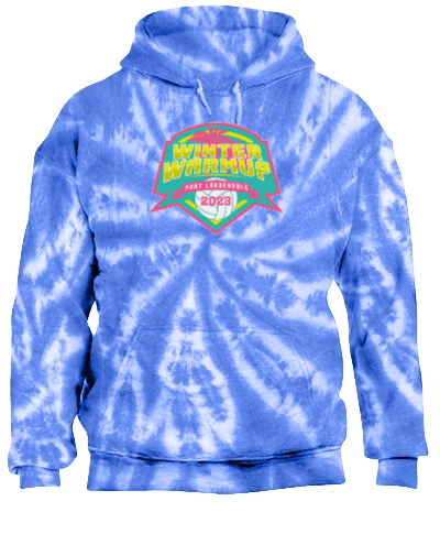 Tie-Dye Pullover Hooded Sweatshirt