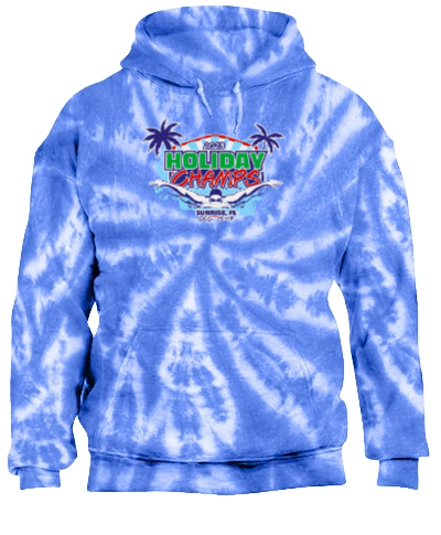 Tie-Dye Pullover Hooded Sweatshirt