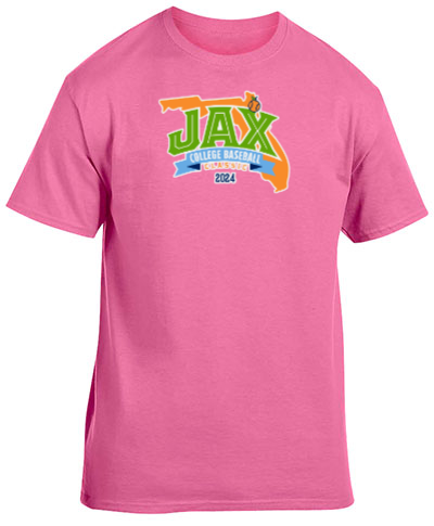 Cotton Short Sleeve T-Shirt Safety Pink