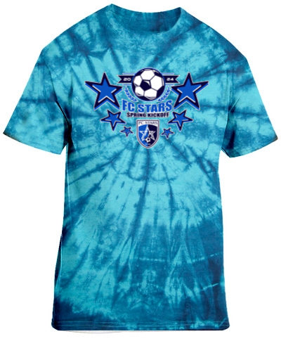 Tie-Dye Blue Short Sleeve