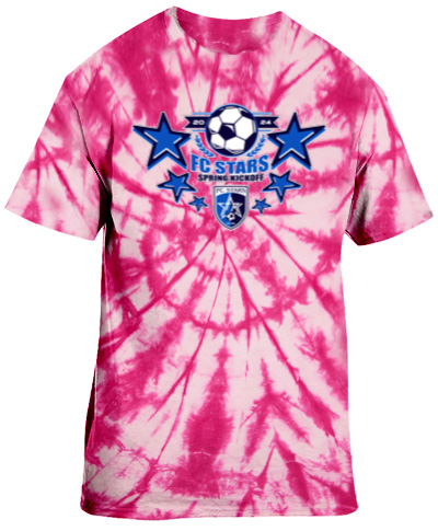 Tie-Dye Pink Short Sleeve