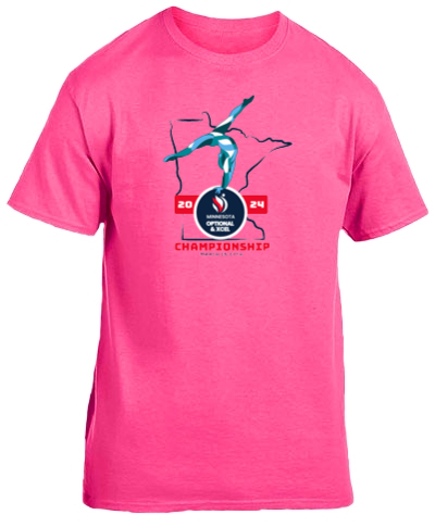 Ladies Cotton Short Sleeve T-Shirt / Safety Pink