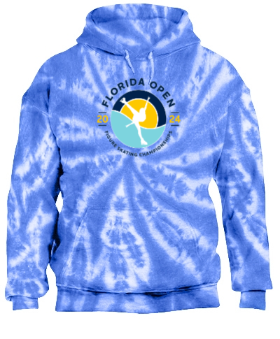 Tie-Dye Pullover Hooded Sweatshirt