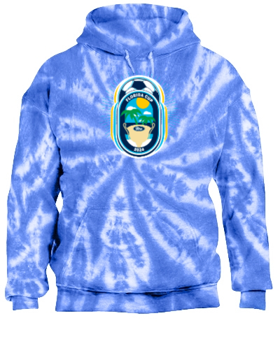 Tie-Dye Pullover Hooded Sweatshirt