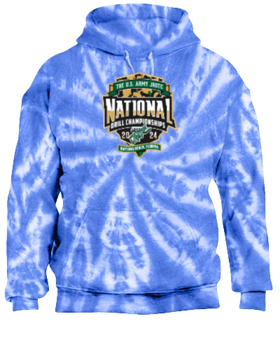 Tie-Dye Pullover Hooded Sweatshirt