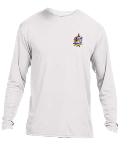 Long Sleeve Performance Tee / White