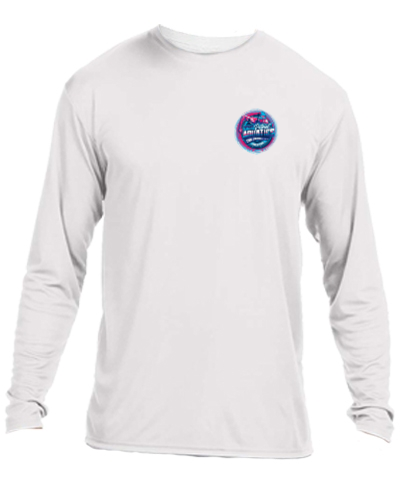 Long Sleeve Performance Tee / White