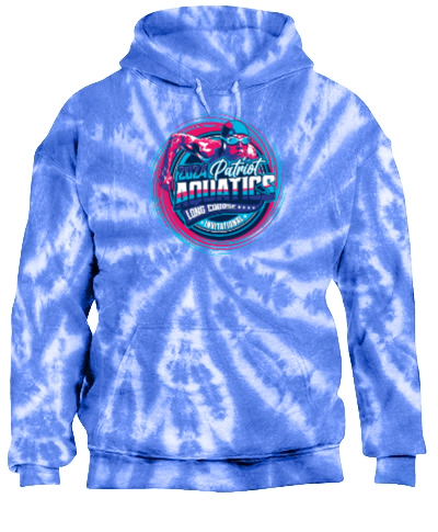 Tie-Dye Pullover Hooded Sweatshirt