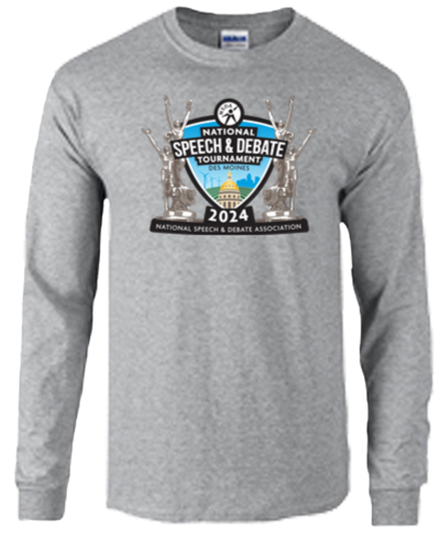 Cotton Long Sleeve T-Shirt / Sport Gray