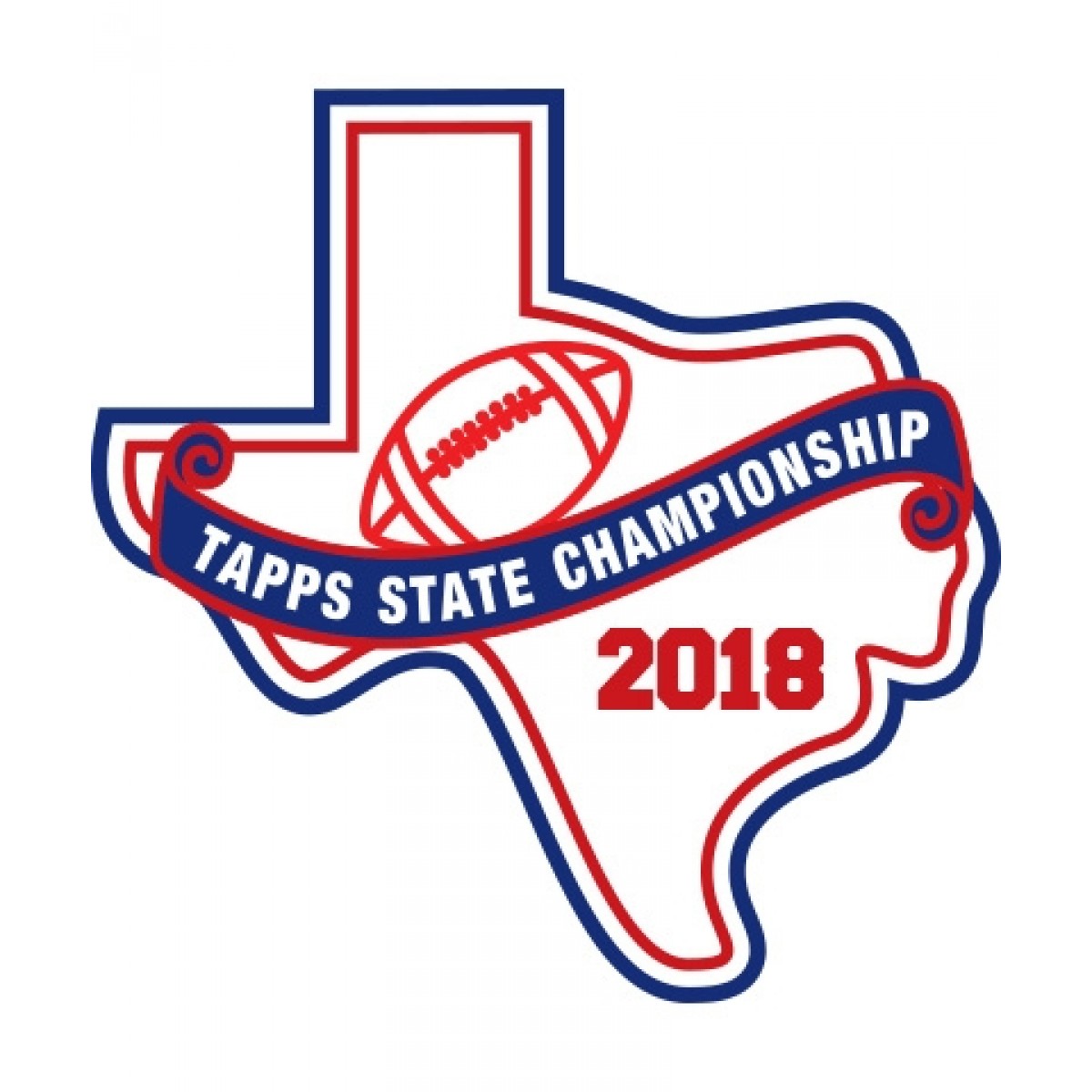 Felt 2018 TAPPS Football State Patch