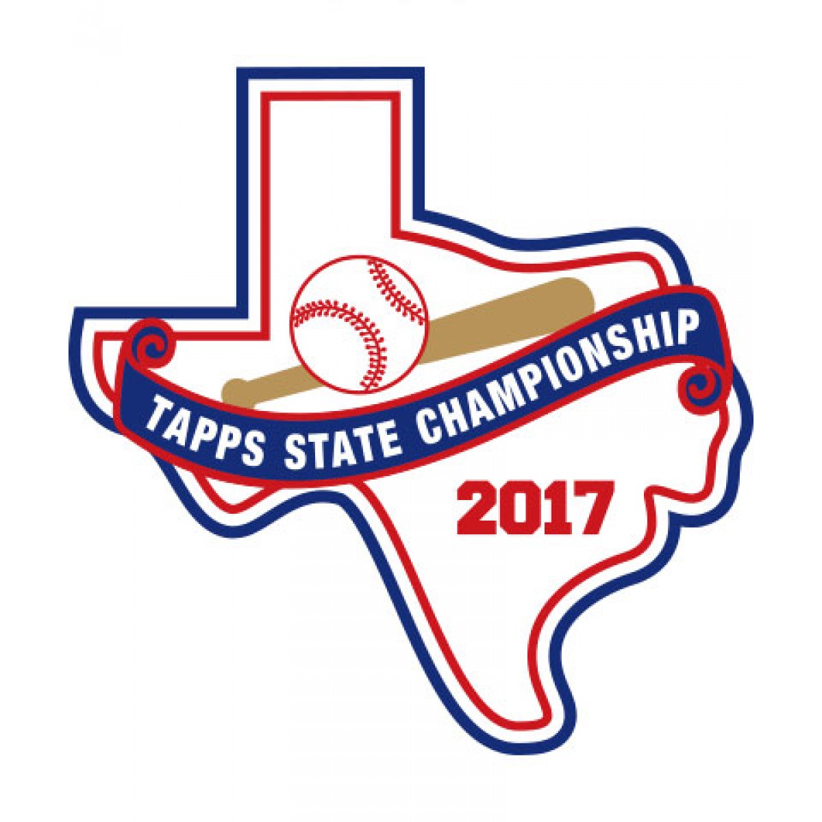 Felt 2017 TAPPS Baseball State Patch